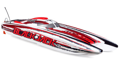 Blackjack 42" 8S Brushless Catamaran RTR: White/Red PRB08043T2