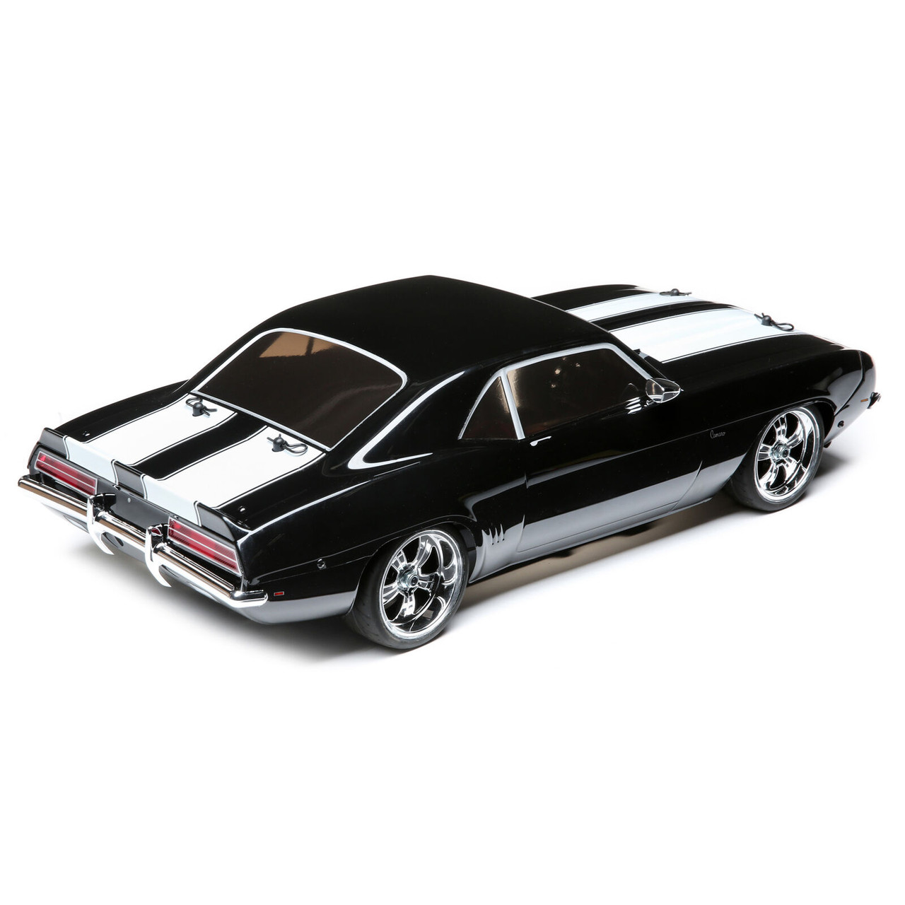 1/10 1969 Chevy Camaro V100 AWD Brushed RTR, Black LOS03033T2