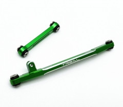 Treal Axial SCX24 Aluminum 7075 Steering Links Set for 1/24 Scale-V2 green x002rqjxkt