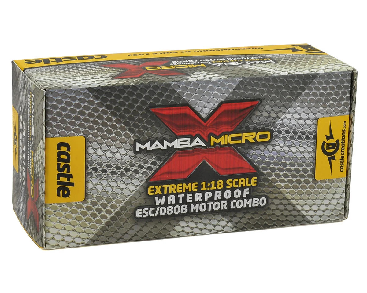 CSE010-0147-02 	Mamba Micro X 12.6V ESC, 2A Peak BEC W/0808-5300Kv Brushless Motor
