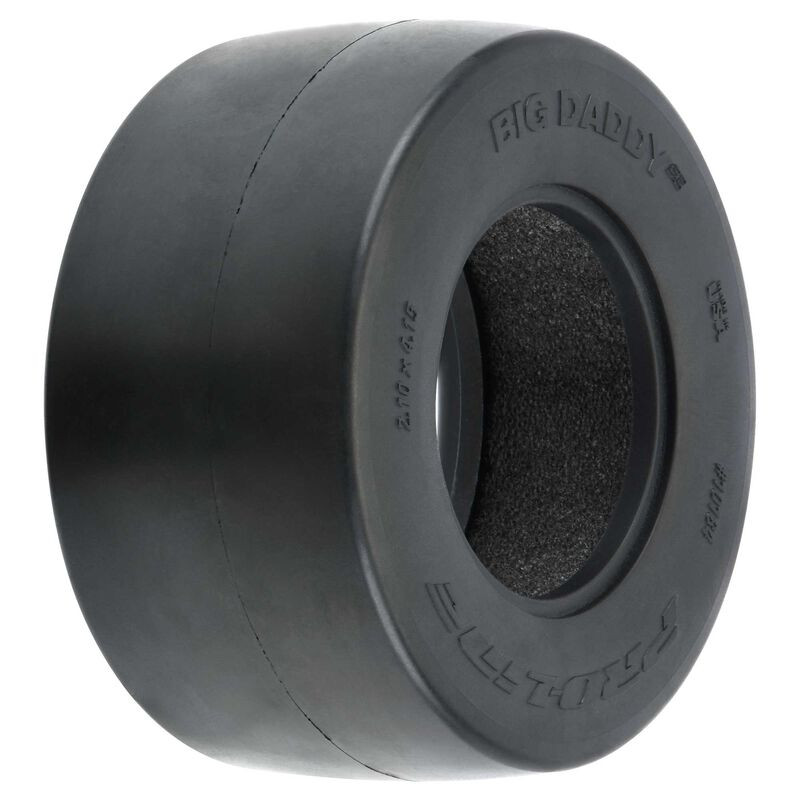 Big Daddy 2.2"/3.0" Wide Drag Slick MC (Clay) Tires (2): Short Course PRO1018417