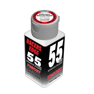 Racers Edge - 55 Weight 725cst 70ml 2.36oz Pure Silicone Shock Oil RCE3255