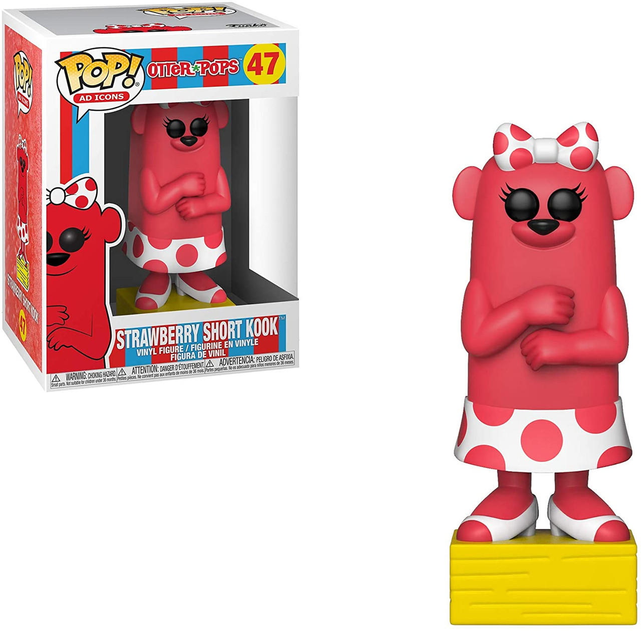 Funko Pop! AD Icons: Otter Pops - Strawberry Short Kook - Hobbies