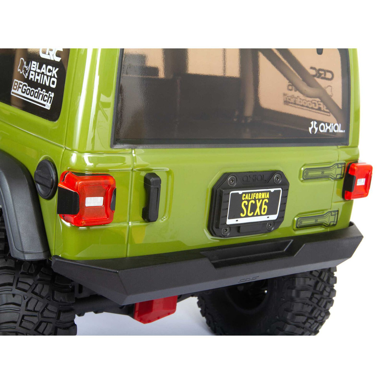 1/6 SCX6 Jeep JLU Wrangler 4WD Rock Crawler RTR: Green  AXI05000T1 