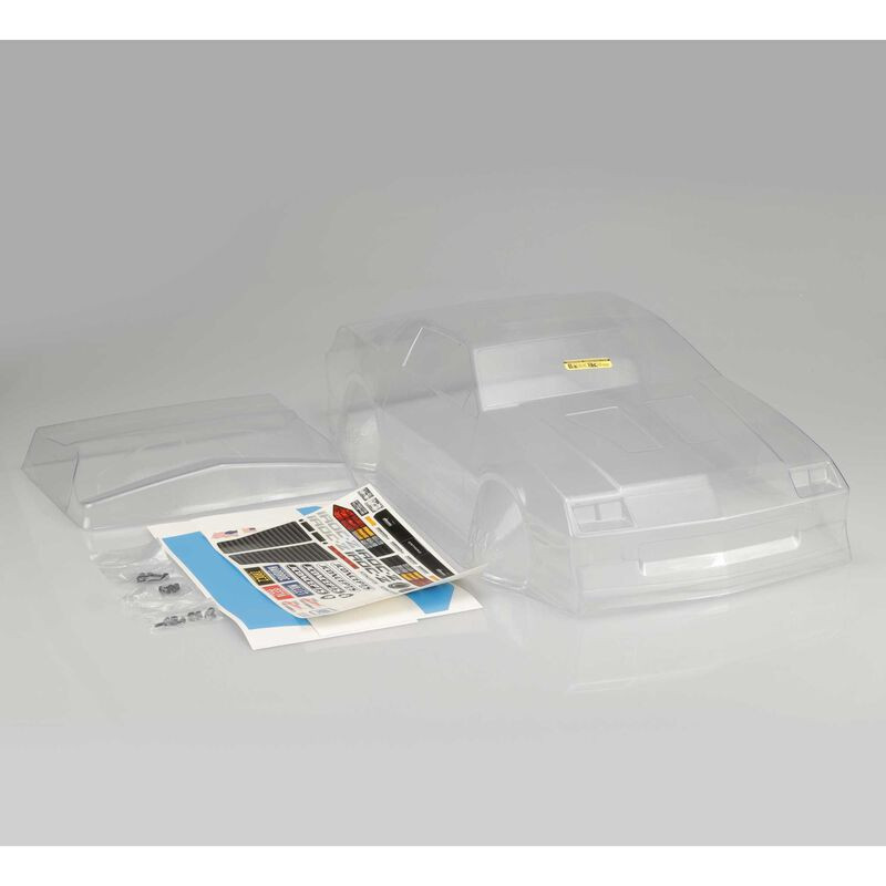 JConcepts 1987 Chevy Camaro IROC Drag Racing Body (Clear)   JCO0444