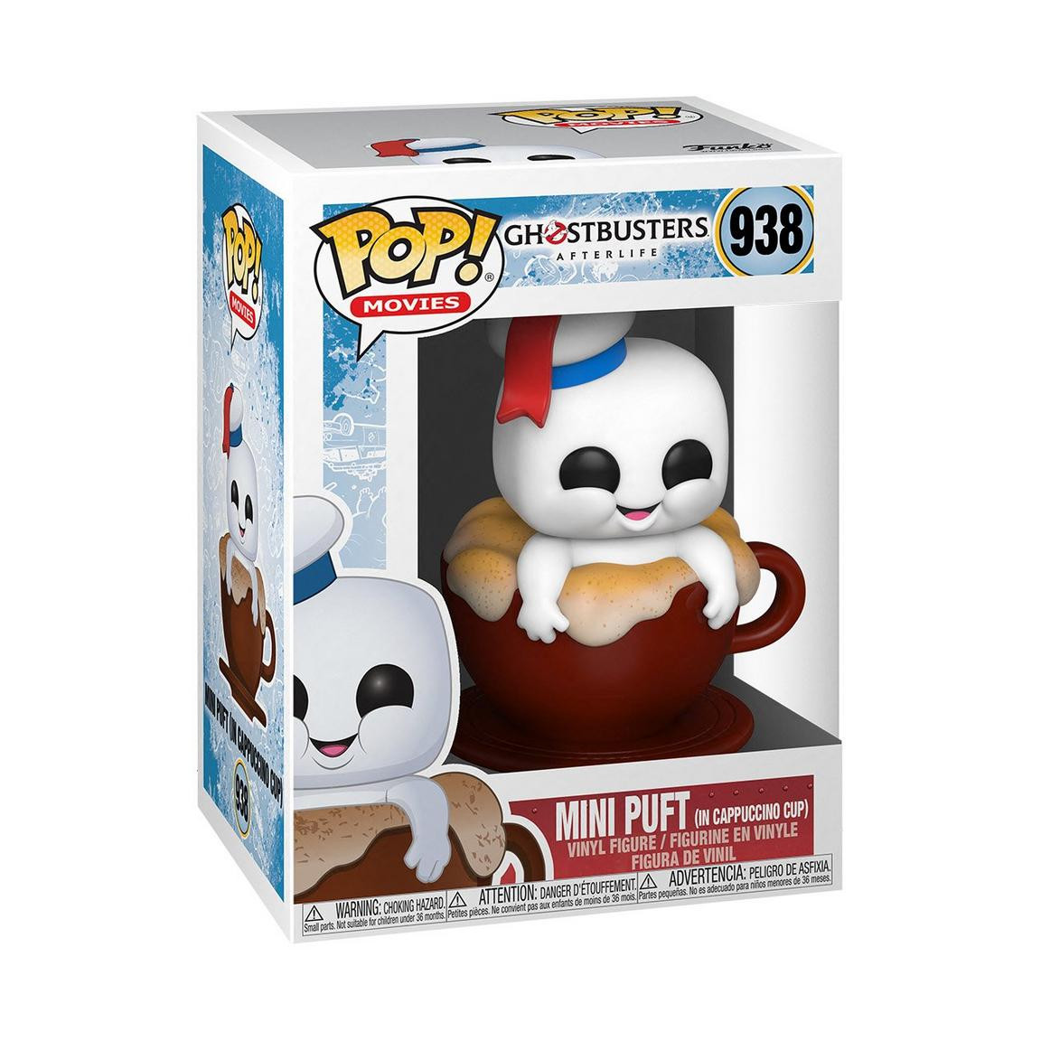 Funko POP! Movies: Ghostbusters: Afterlife Mini Puft in Cappuccino Cup Vinyl Figure 