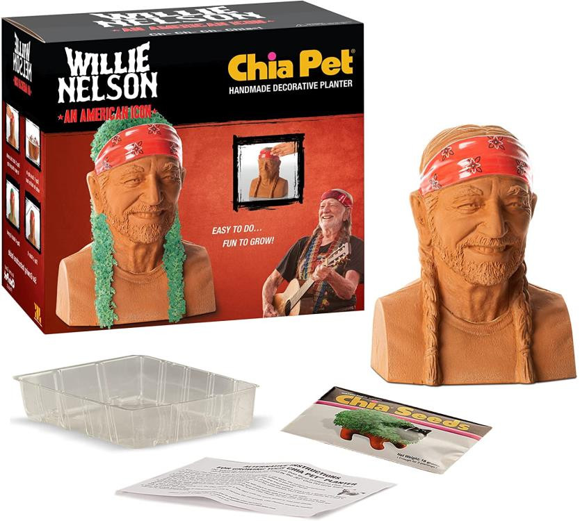Willie Nelson Chia Pet