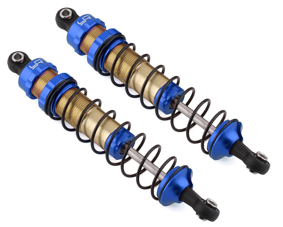 YEA-TRSL-017BU Yeah Racing Traxxas Slash/Stampede/Bandit Aluminum Big Bore Shocks (Blue) (2) 