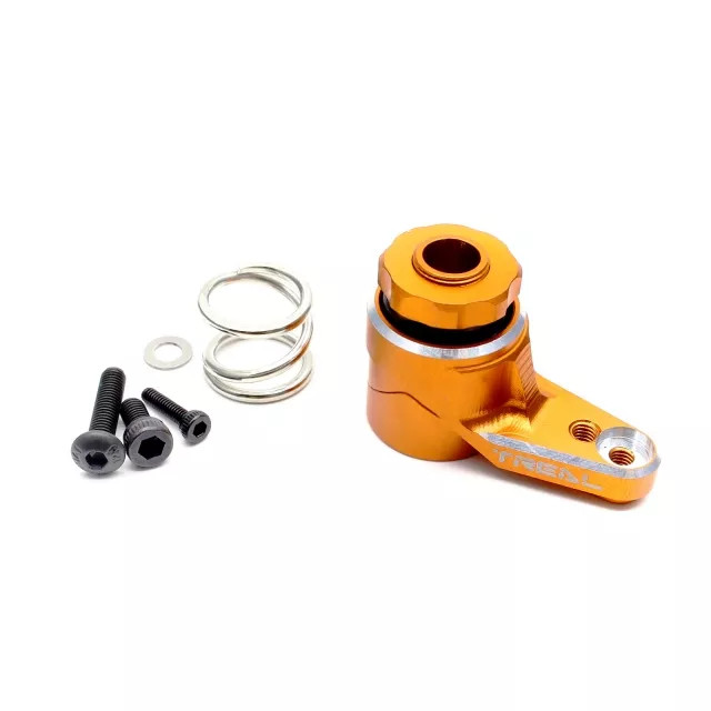 Treal Ryft Servo Saver Set 23T Aluminum 7075 for Axial RBX10 Ryft 1/10th RC Truck Orange X0035SEECP