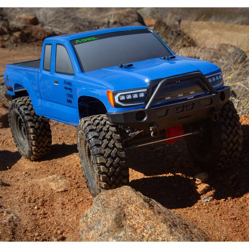 AXI03027T1 1/10 SCX10 III Base Camp 4WD Rock Crawler Brushed RTR, Blue
