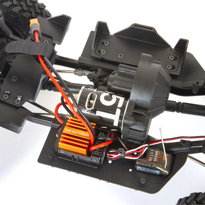 AXI03027T1 1/10 SCX10 III Base Camp 4WD Rock Crawler Brushed RTR, Blue