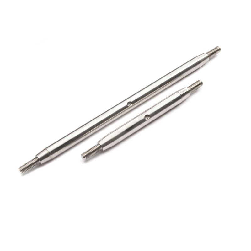  AXI254000 SCX6: S.S. Steering Link Set (200.8mm & 119.5mm) 