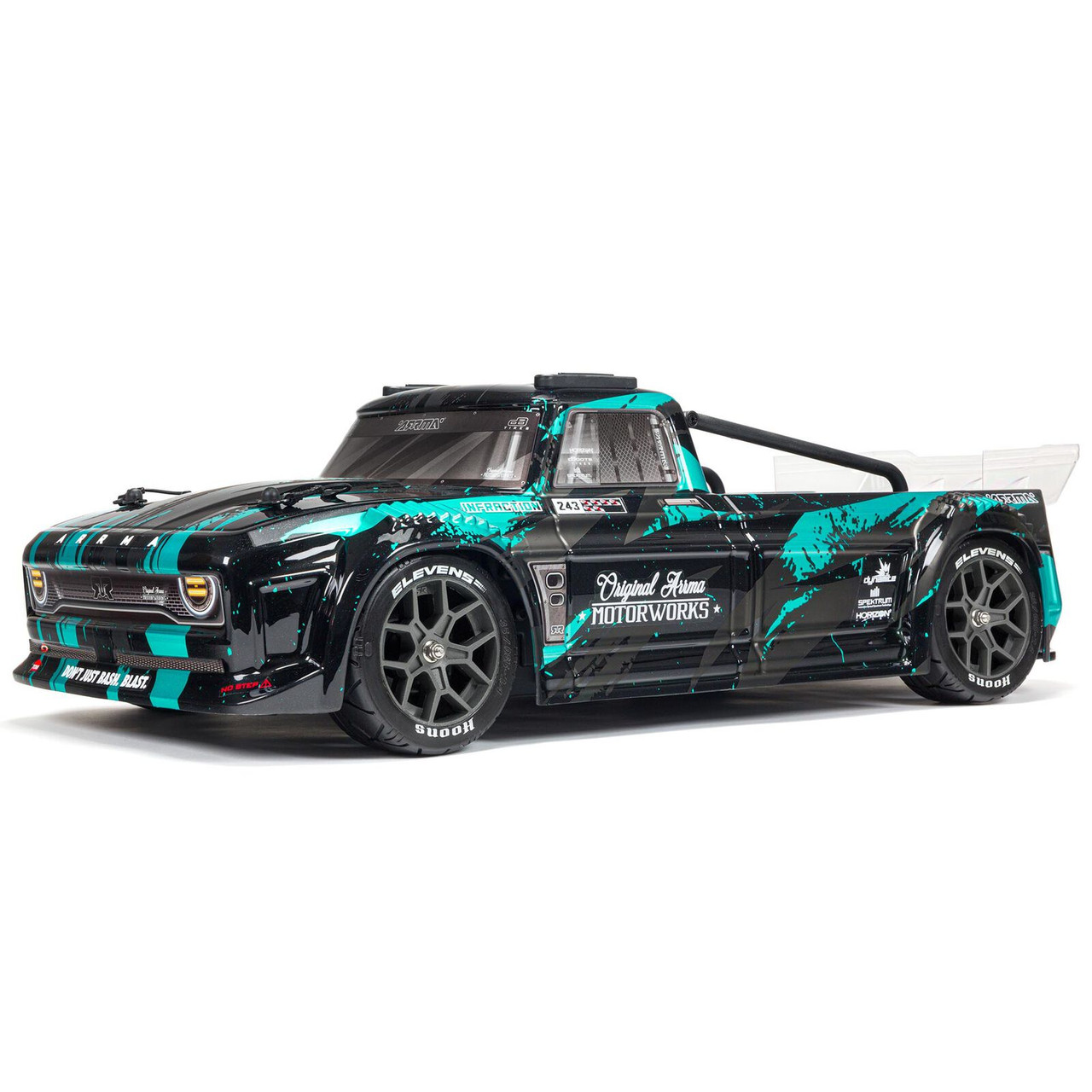 1/8 INFRACTION 4X4 3S BLX 4WD All-Road Street Bash Resto-Mod Truck RTR, Teal  ARA4315V3T2