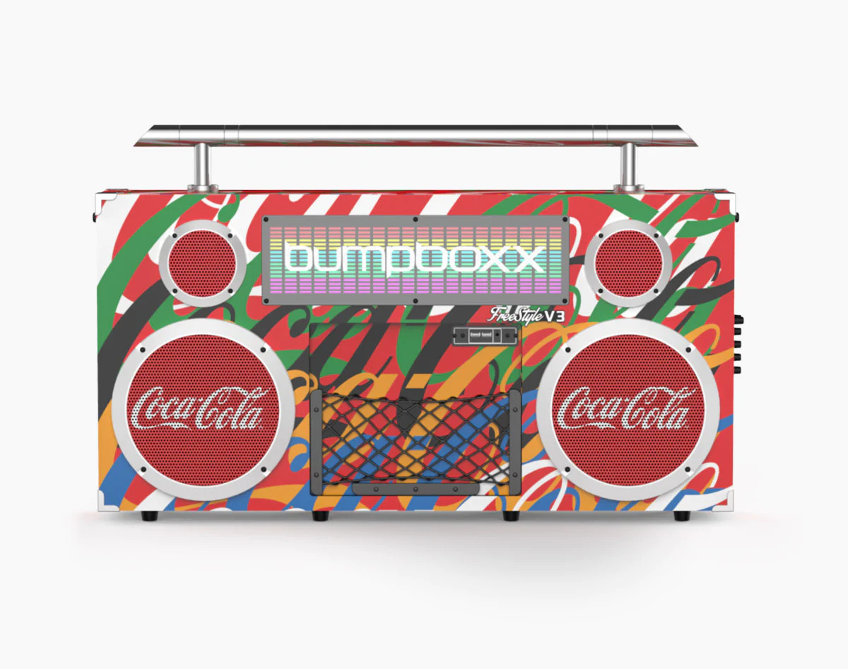 Bumpboxx Freestyle V3S Bluetooth Boombox Coca-Cola 