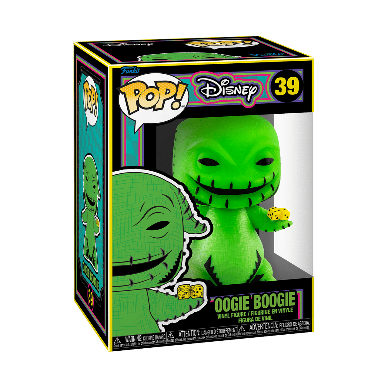 Pop! Disney: The Nightmare Before Christmas - Oogie Boogie (Blacklight) 39