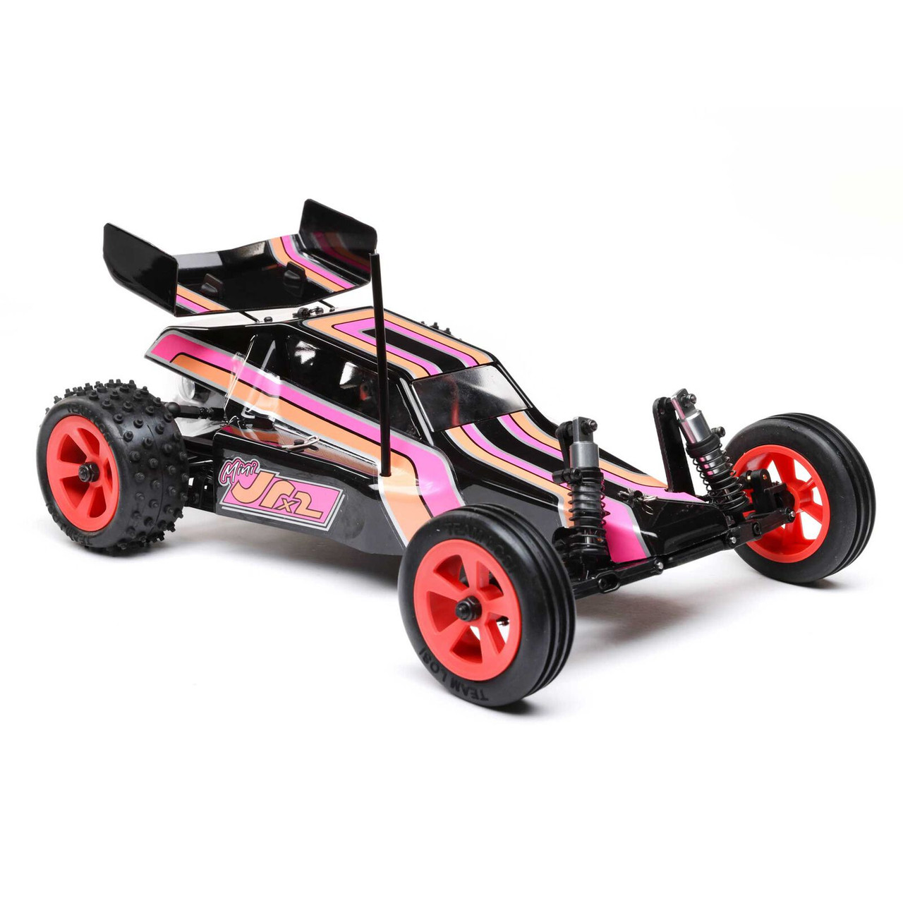  LOS01020T3 1/16 Mini JRX2 Brushed 2WD Buggy RTR, Black