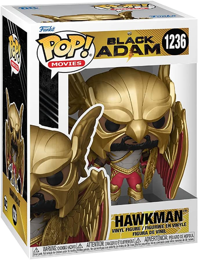  Funko Pop! Movies: Black Adam - Hawkman with Helmet and Wings 