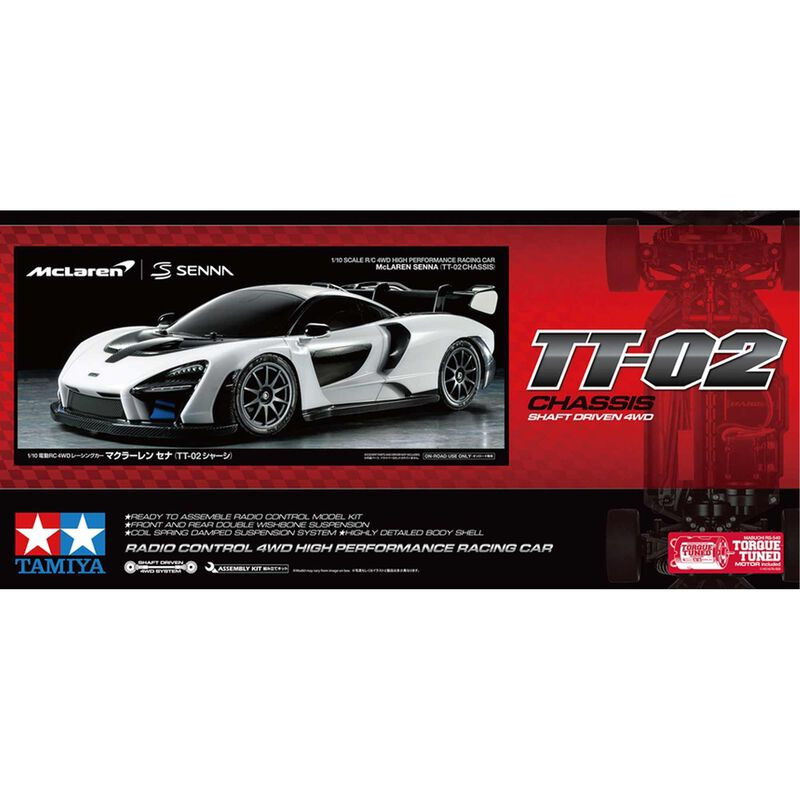 1/10 RC McLaren Senna, TT-02 Kit TAM58711A - Hobbies Galore