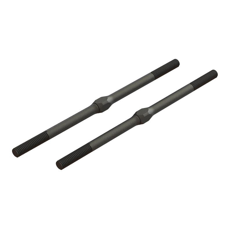 ARA330717 Steel Turnbuckle, M4 x 95mm Black (2) 