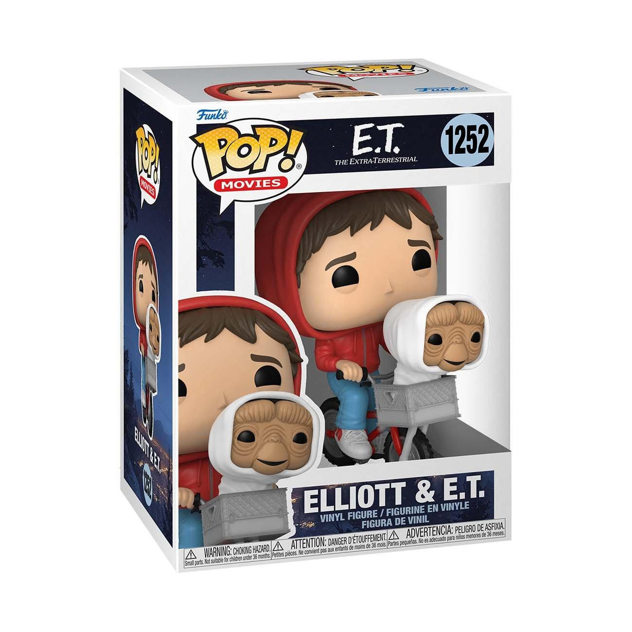 Pop!  E.T. 40th Anniversary Elliot with E.T. in Bike Basket Pop! Vinyl Figure