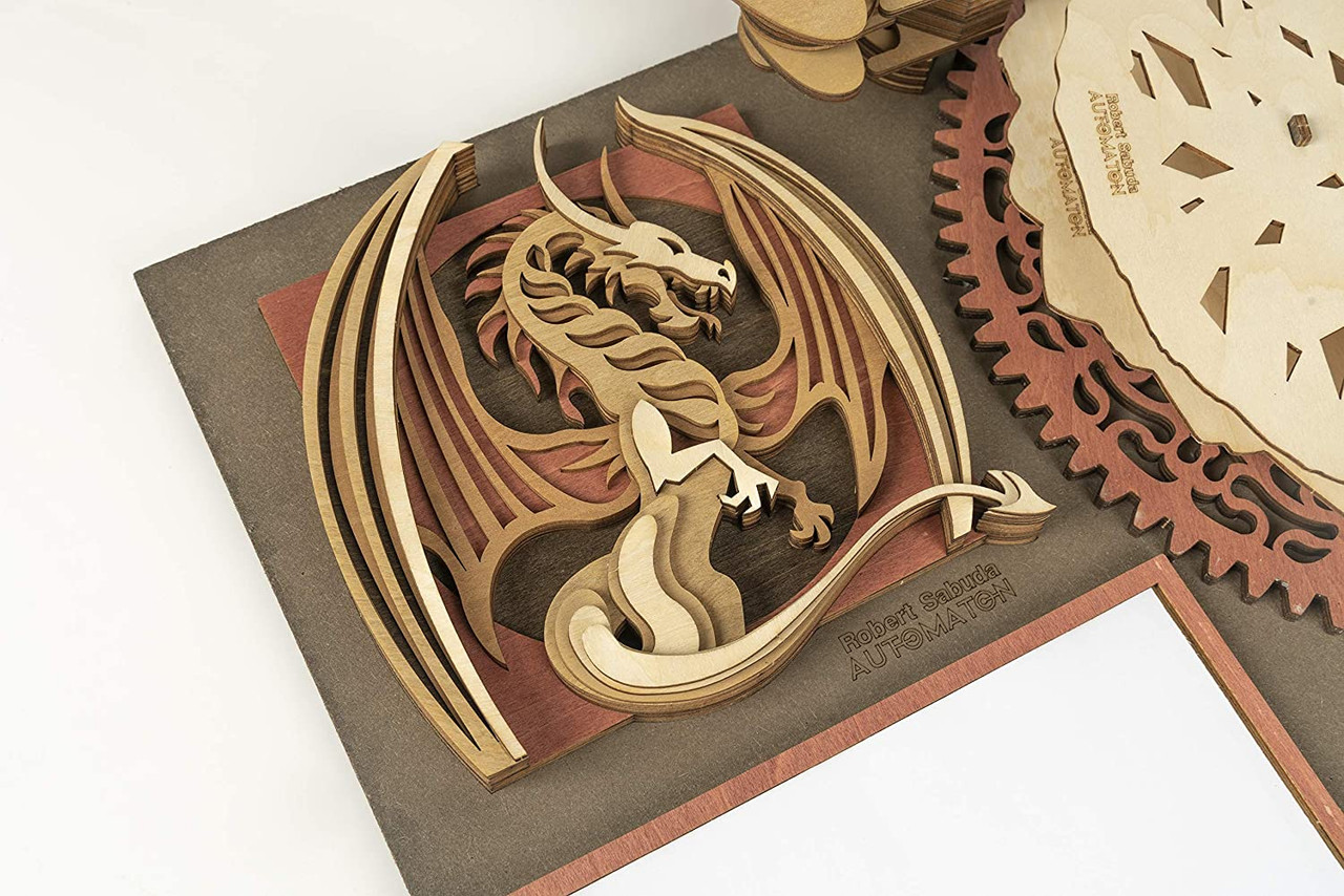 Da Vinci's Drawmaton - The Slayer - Mechanical Wooden Model Kit | Rokr