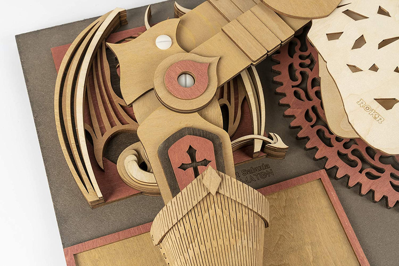 Da Vinci's Drawmaton - The Slayer - Mechanical Wooden Model Kit | Rokr