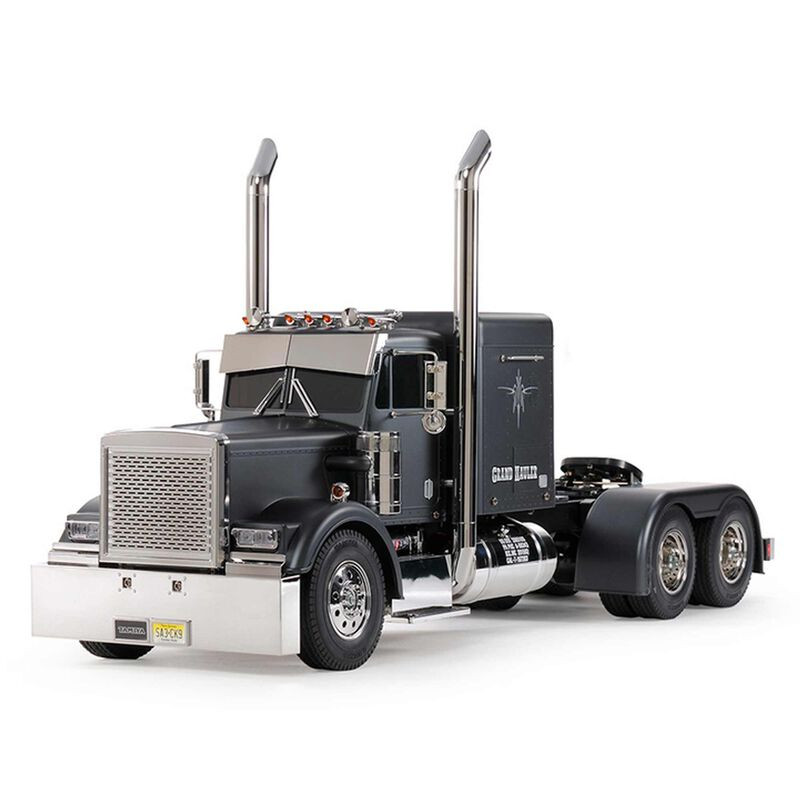  TAM56356  1/14 Grand Hauler 10X8WD Semi Tractor Kit, Matte Black Edition