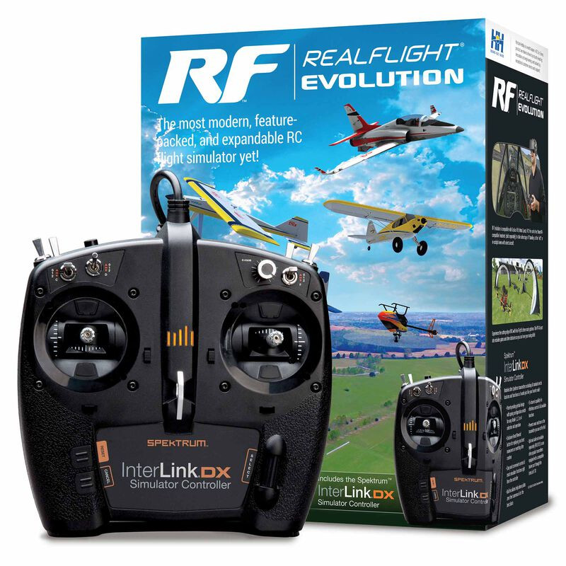RealFlight Evolution RC Flight Simulator with InterLink DX Controller RFL2000 