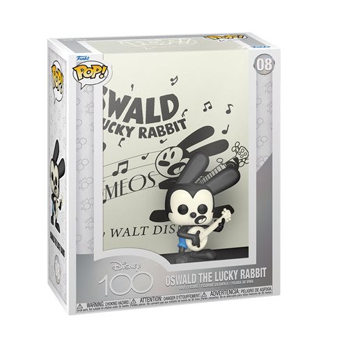  Funko Pop! Disney 100 Oswald the Lucky Rabbit! Art Cover Vinyl Figure with Case #08 