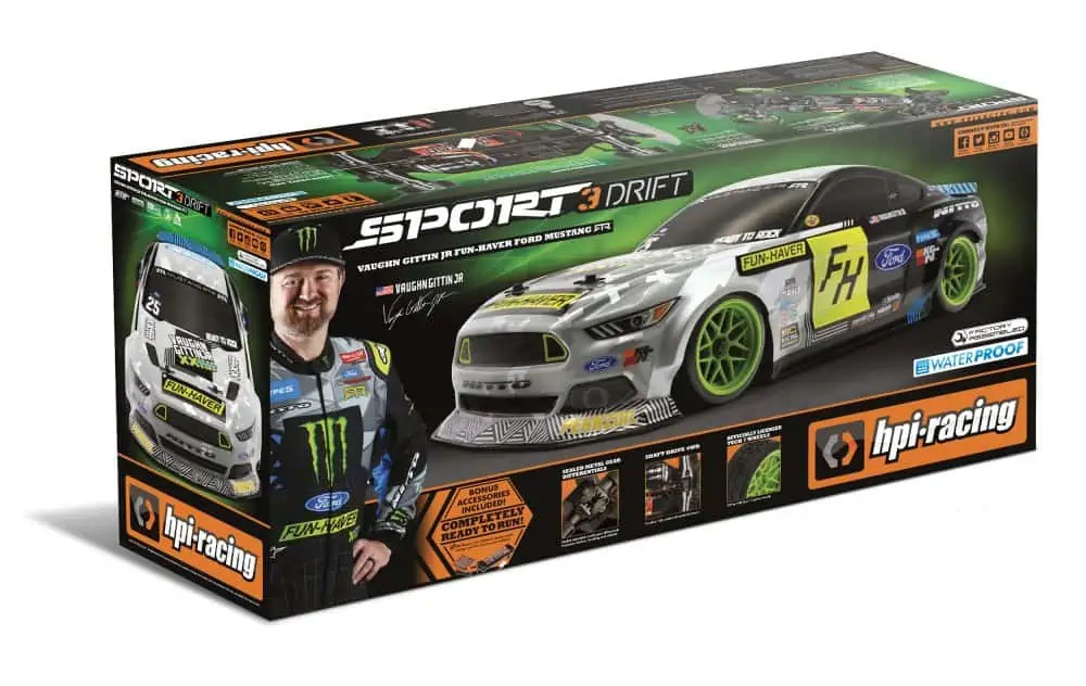 HPI Racing - Sport 3 Drift VGJR Fun Haver Ford Mustang, V2, Ready
