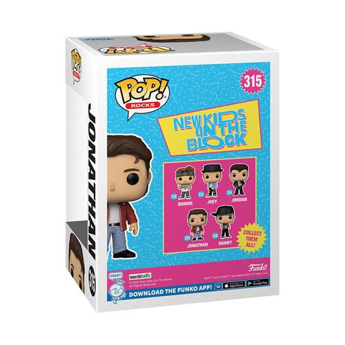 Funko POP! Rocks New Kids on the Block Jonathan 4.5-in Vinyl Figure