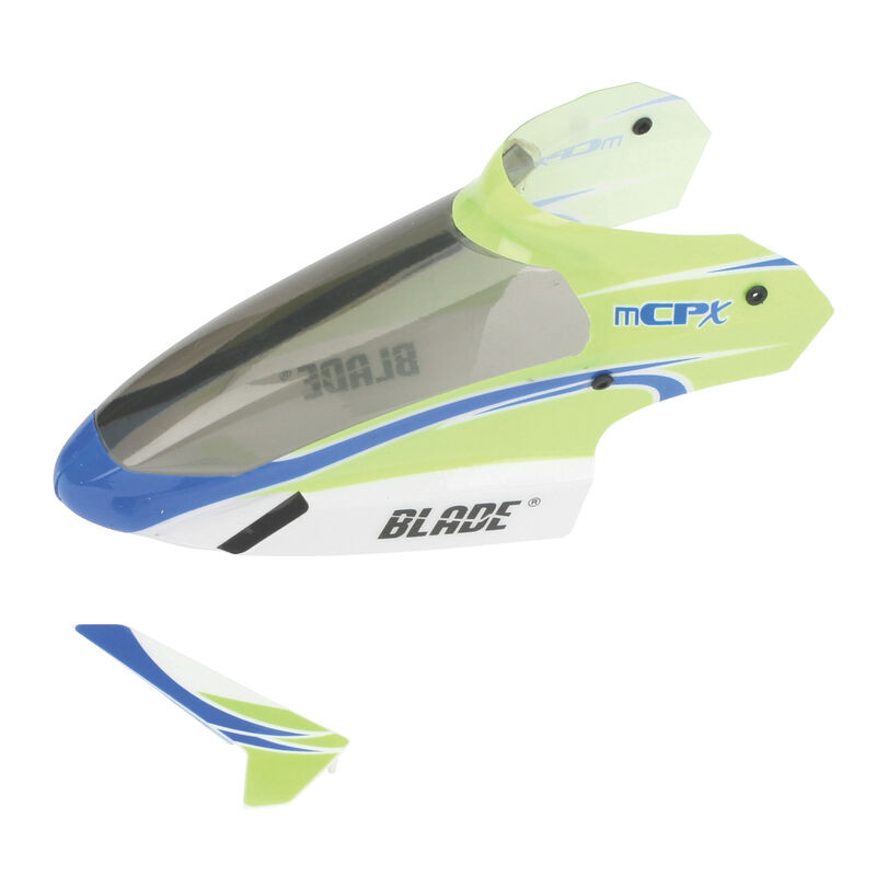 Green Vertical Fin with Decal: mCP X BLH3520G
