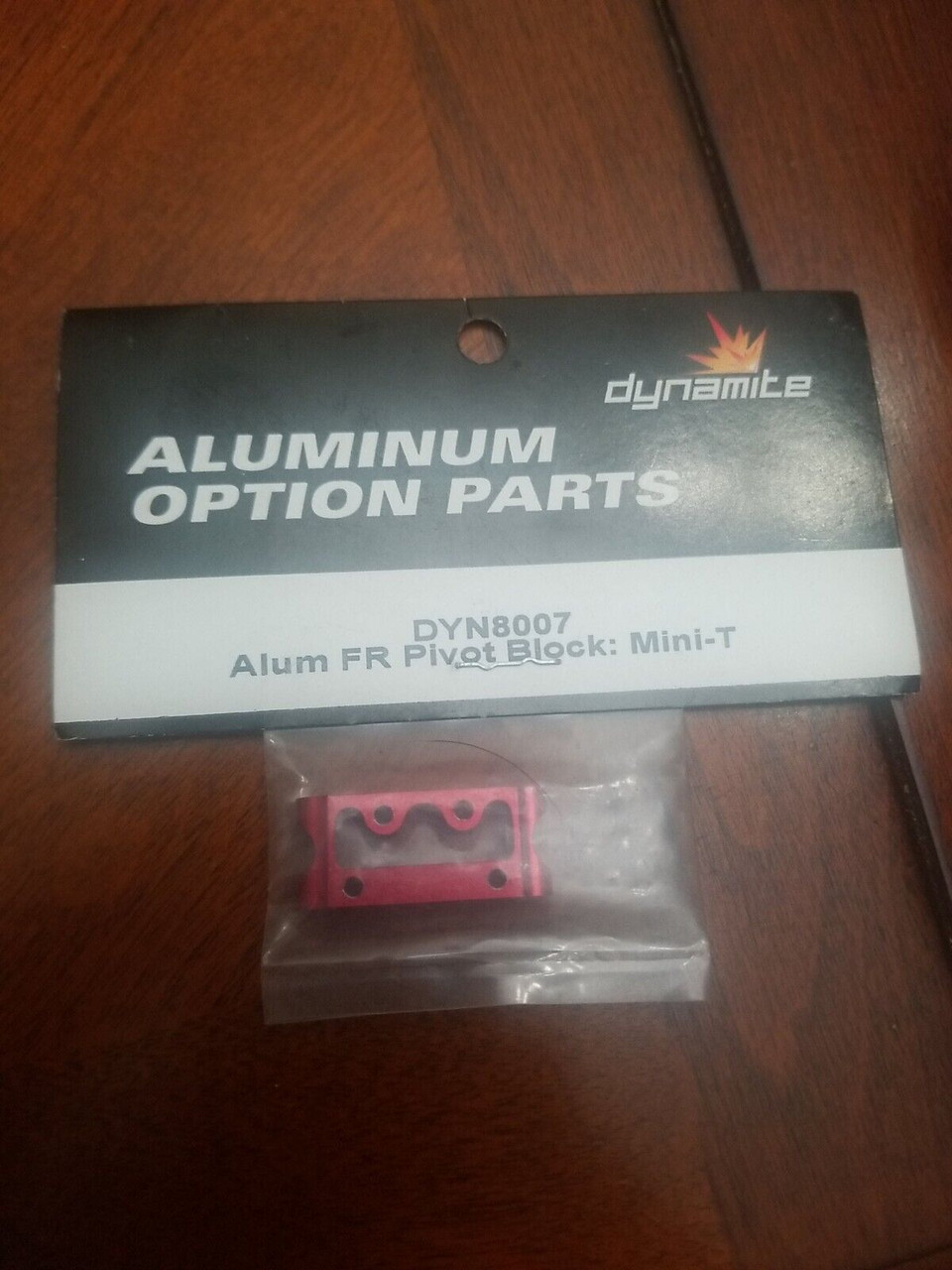 dyn8007 Red Aluminum FR Pivot Block: Mini-T
