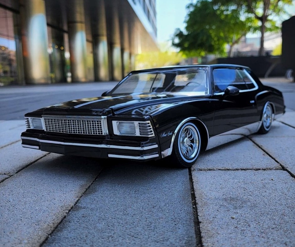Redcat Monte Carlo RC Car - 1:10 1979 Chevrolet Monte Carlo Lowrider BLACK