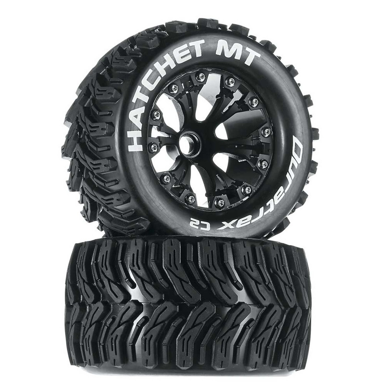  disc DTXC3524 Hatchet MT 2.8" 2WD Mounted Front Tires, Black (2) 
