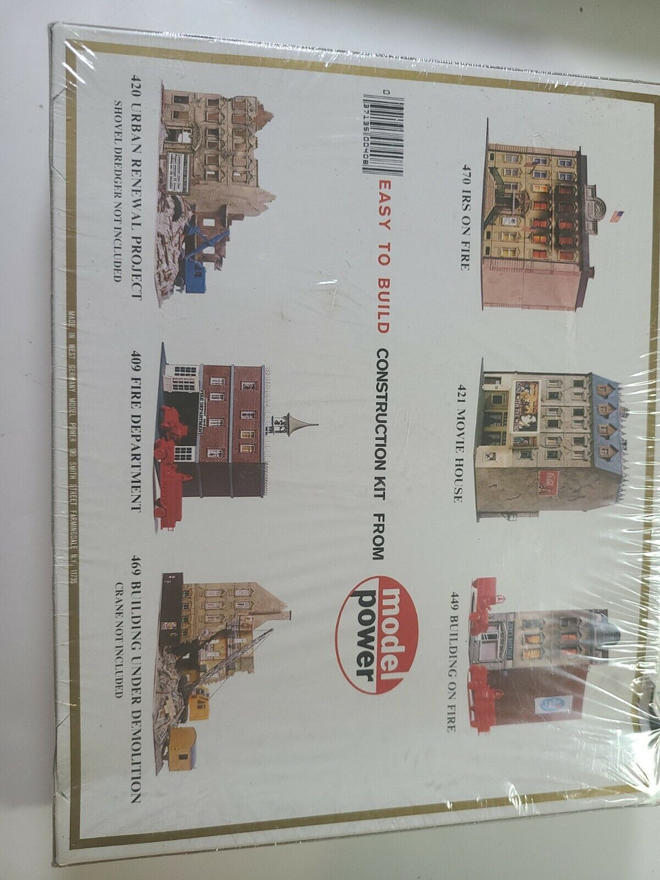 Model Power Trackside Maintenance HO Scale Easy To Build Construction Kit...