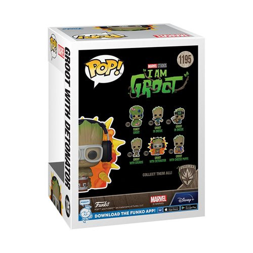 Pop! Vinyl Figure I Am Groot with Detonator