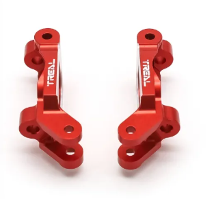 TREAL Alu# 7075 Front C Hubs Carriers (Left&Right) for 1/10 Losi HAMMER REY U4 X003BNHL1P RED