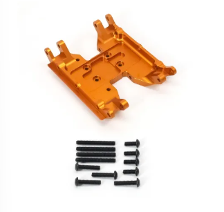 TREAL UTB18 Capra Chassis Skid Plate, Aluminum 7075 CNC Machined Upgrades X003LB4C2D ORANGE