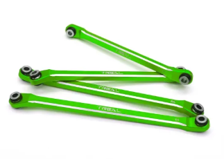 TREAL UTB18 Capra Lower Links Set (4pcs) Aluminum 7075 Lower Chassis 4-Links Upgrades X003P9TGDL GREEN