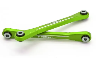 TREAL Aluminum 7075 Front Upper Links Set for 1/10 Losi Hammer Rey U4 X003C4KO3F GREEN
