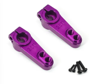 TREAL UTB18 Capra Servo Horn Set 25T (2pcs) Aluminum 7075 CNC Machined Servo Arm Upgrades x003plq7hr PURPLE