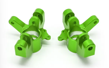 TREAL Alu# 7075 Front Steering Knuckles (Left&Right) for 1/10 Losi HAMMER REY U4 X003BNB41N GREEN