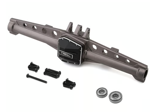 TREAL SCX6 Rear Axle Housing One Piece CNC Billet Machined Aluminum 7075 for Axial SCX6 Upgrades AR90 Rear Axle X0032AUP8D TITANIUM