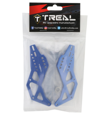 Treal Aluminum 7075 Wheelie Bar Adjustable for Losi LMT X002YM4UPT BLUE