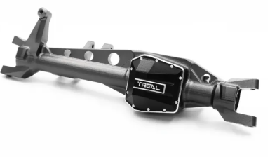 TREAL SCX6 Front Axle Housing One Piece CNC Billet Machined Aluminum 7075 for Axial SCX6 Upgrades AR90 Front Axle X0032AMRCP TITANIUM