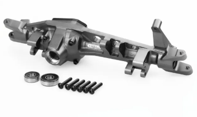 TREAL SCX6 Front Axle Housing One Piece CNC Billet Machined Aluminum 7075 for Axial SCX6 Upgrades AR90 Front Axle X0032AMRCP TITANIUM