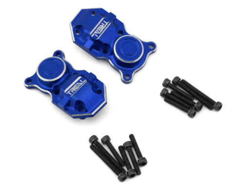 TREAL SCX24 Axle Diff Cover Aluminum 7075 (2P) for Axial SCX24 Deadbolt C10 Gladiator Bronco X0038UPRQH BLUE