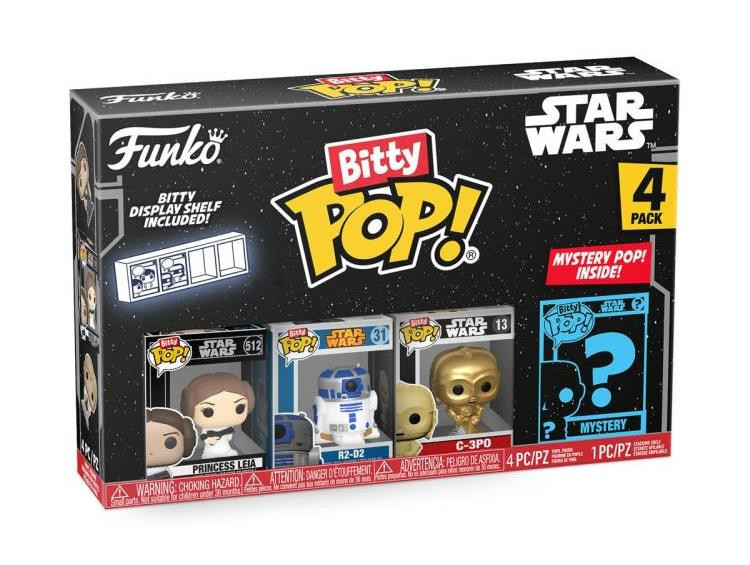 Funko Bitty Star Wars Princess Leia Bitty Pop! Mini-Figure 4-Pack