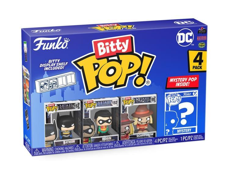 Funko Bitty  Batman Bitty Pop! Mini-Figure 4-Pack